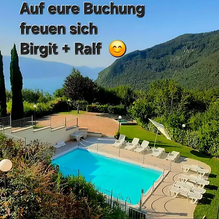 Apartment Am Gardasee In Tignale, Pool, Seesicht, Wlan Kostenlos *